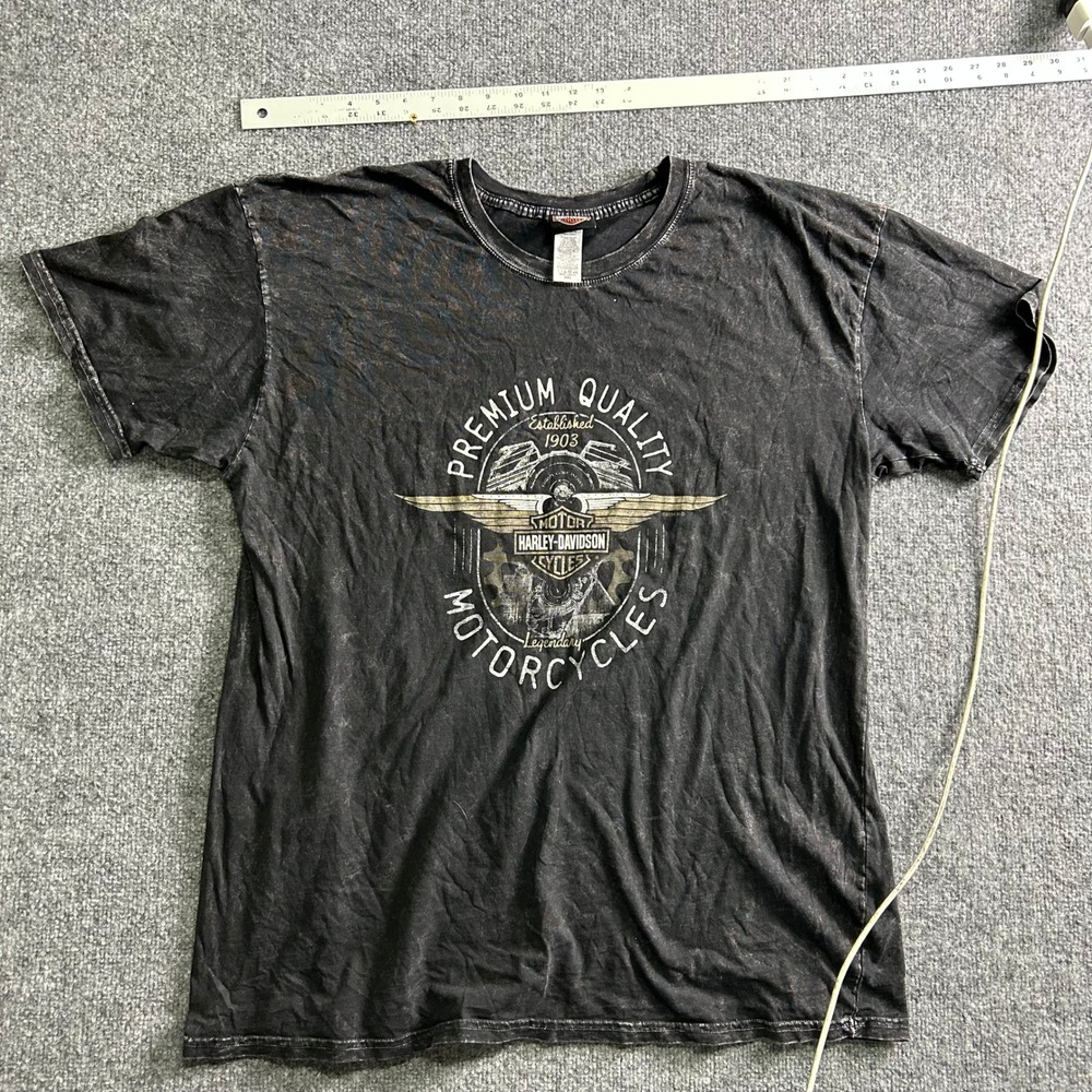Harley-Davidson Black Graphic Short Sleeve Tee